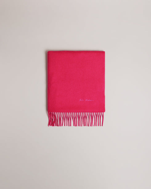 LOTTIEA-Scarves-Perfect for keeping you warm as the weather starts to get chilly, the LOTTIEA scarf is knitted from wool with a fringe trim to bring a little luxury into your daily rotation. Wool scarf Fringe trim Embroidered logo Dimensions: 180cm x 35cm- Ted Baker Romania